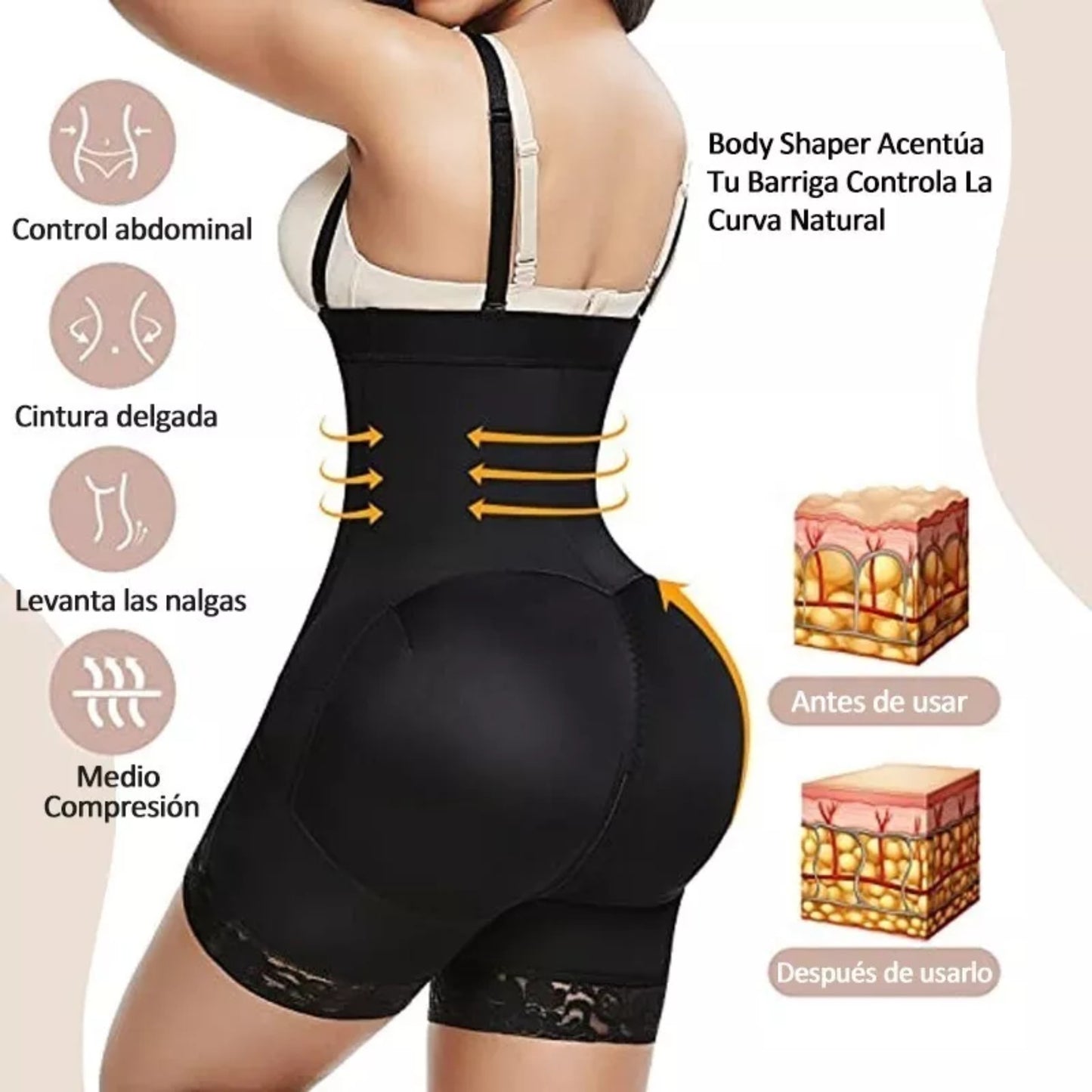 Siluette Pro™ Reduce cintura, controla abdomen y realza tus curvas al instante.